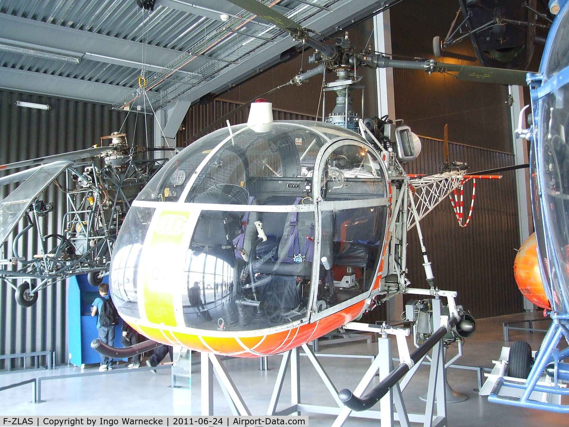 F-ZLAS, Sud SE-3130 Alouette II C/N 01, Sud Aviation SE.3130 Alouette II at the Musee de l'Air, Paris/Le Bourget