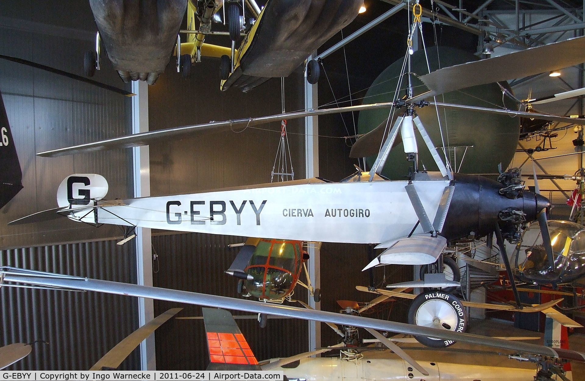 G-EBYY, 1928 Avro Cierva C-8L Mk2 C/N Not found G-EBYY, Cierva C-8L Mk.2 (Avro 611) at the Musee de l'Air, Paris/Le Bourget