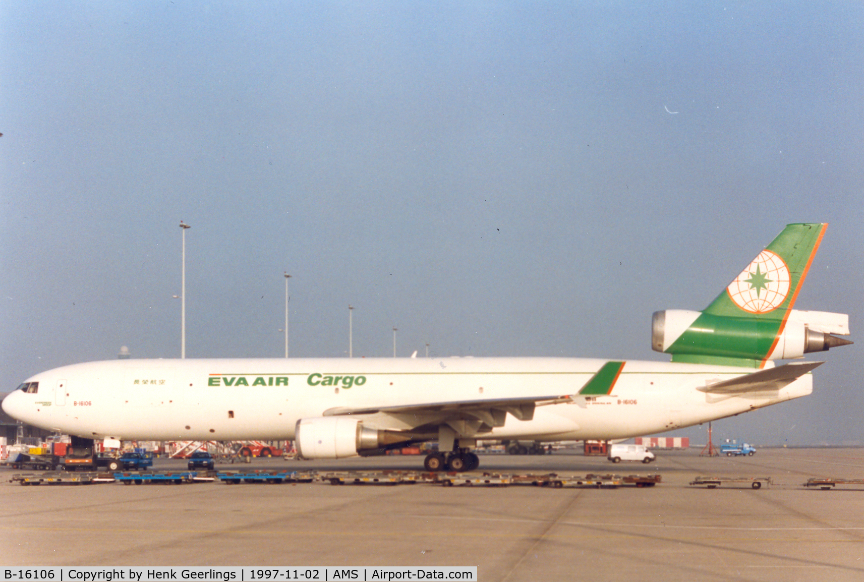 B-16106, 1995 McDonnell Douglas MD-11F C/N 48545, Eva Air Cargo