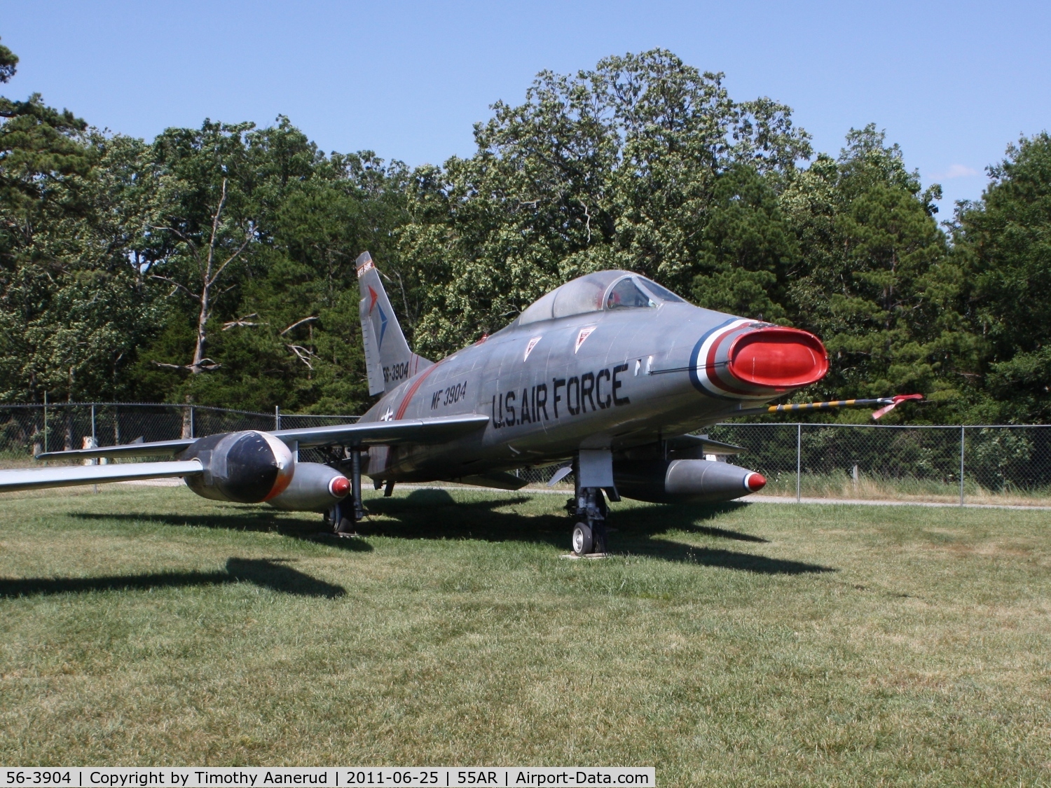 56-3904, North American F-100F Super Sabre C/N 243-178, North American F-100F-10-NA, c/n: 243-178
Silver Wings Field, 55AR, 36-25-51N, 093-41-40W