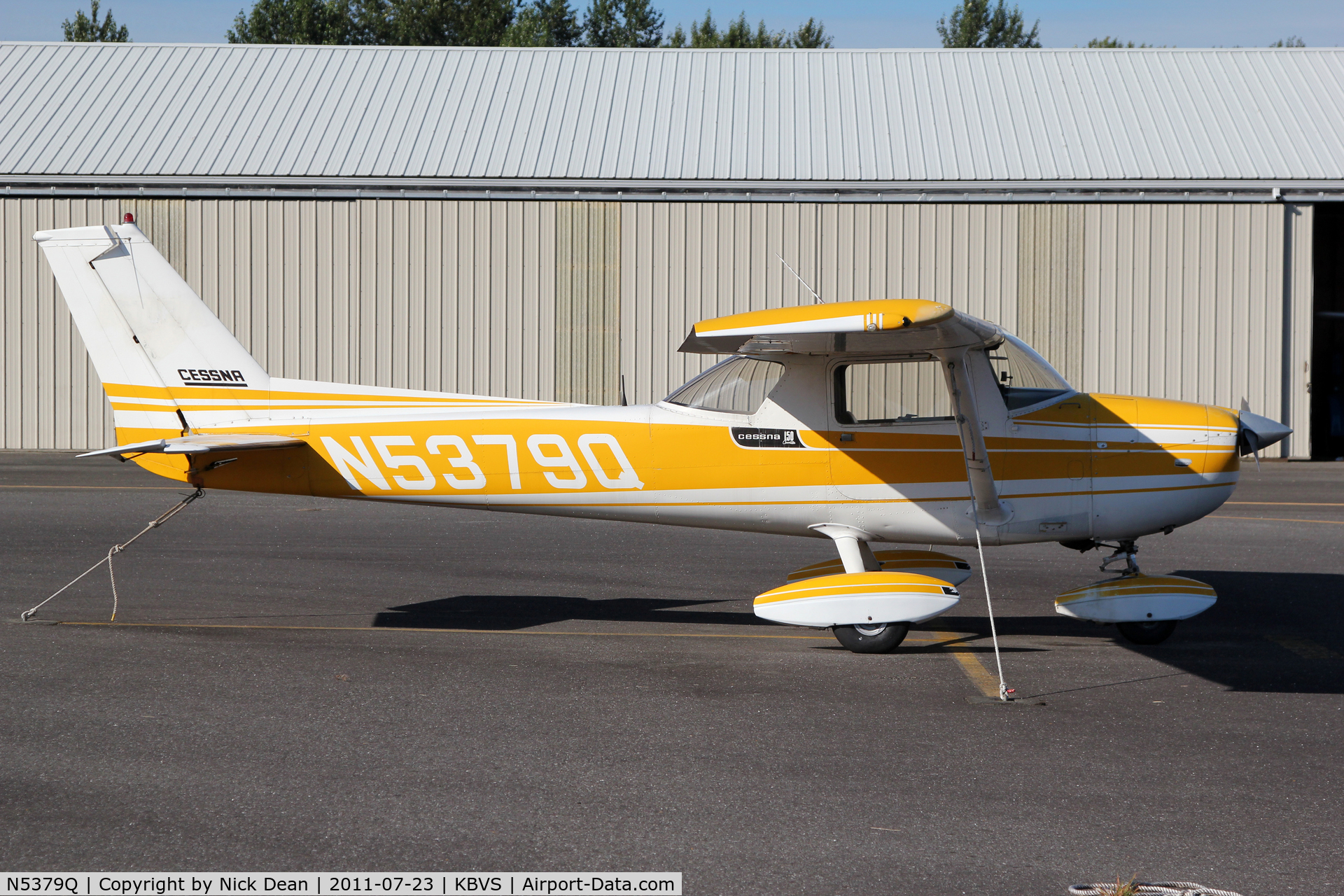 N5379Q, 1972 Cessna 150L C/N 15073279, KBVS/BVS