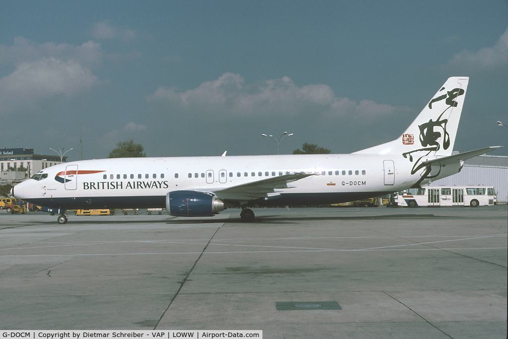 G-DOCM, 1992 Boeing 737-436 C/N 25843, British Airways Boeing 737-400