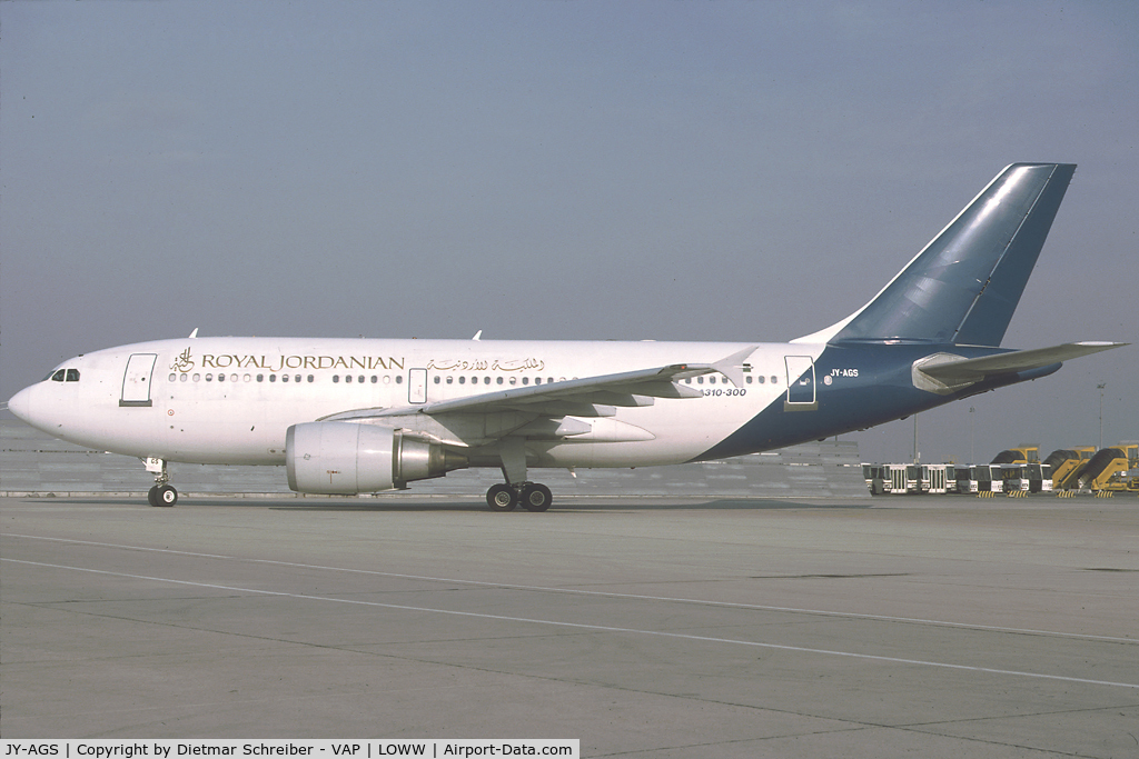 JY-AGS, Airbus A310-300 C/N 598, Royal Jordanian Airbus A310