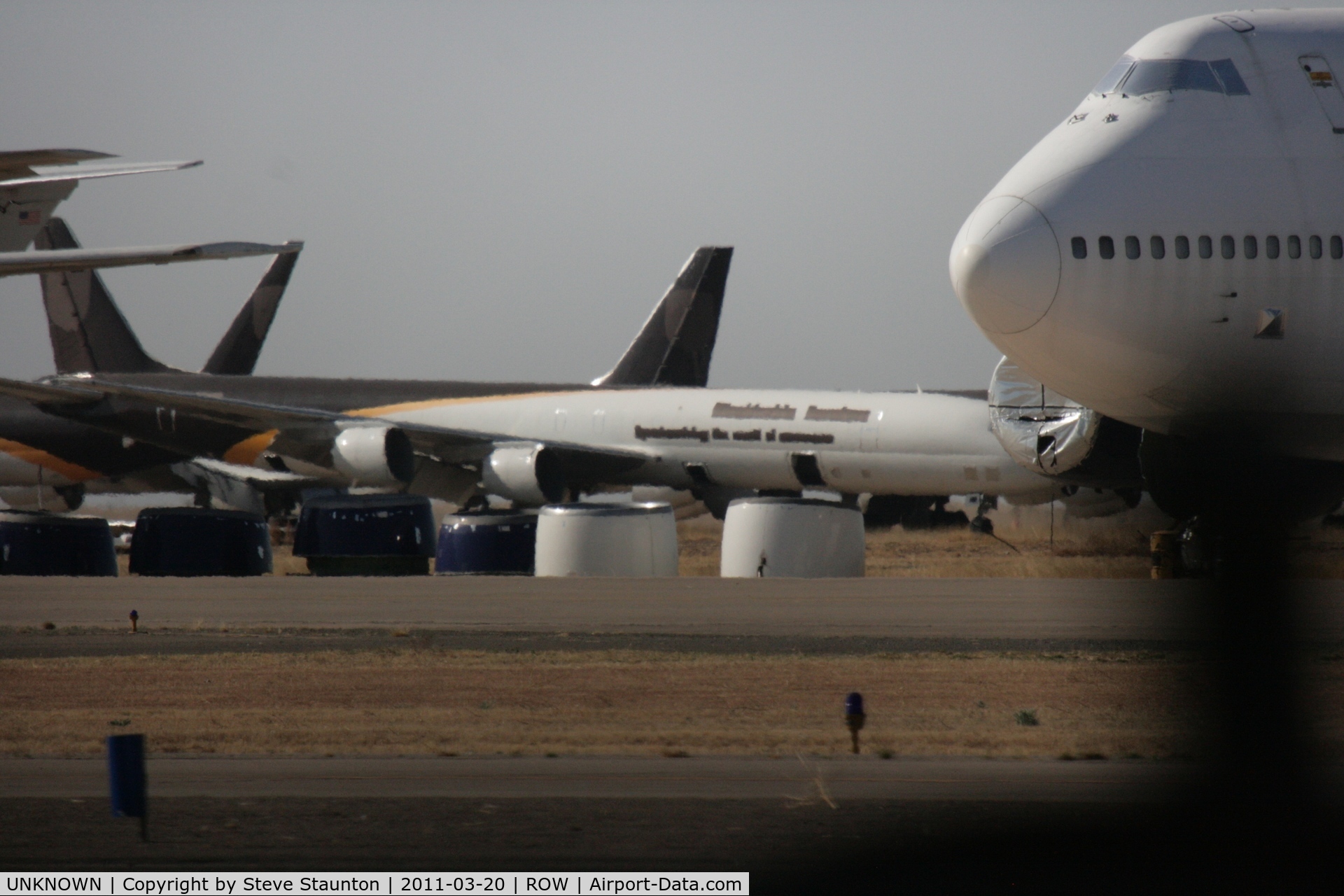 UNKNOWN, McDonnell Douglas DC-8 C/N Unknown, Taken at Roswell International Air Centre Storage Facility, New Mexico in March 2011 whilst on an Aeroprint Aviation tour - an unknown UPS DC-8