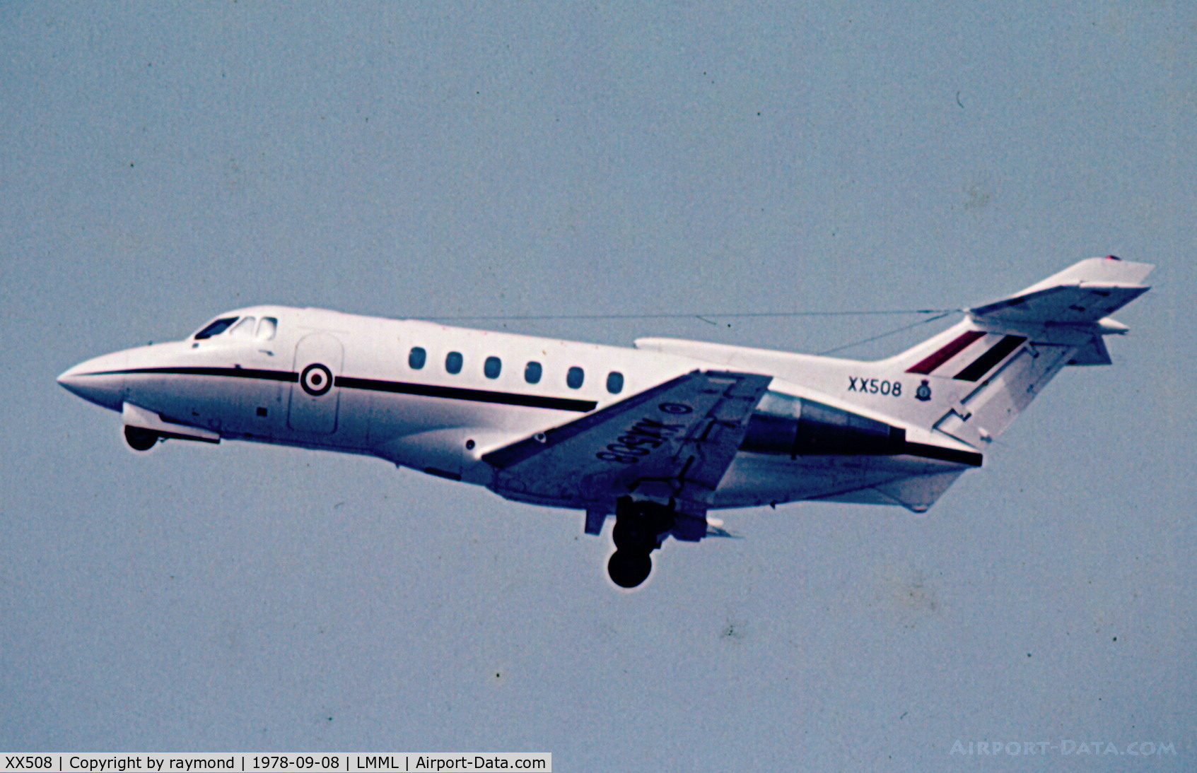 XX508, 1973 Hawker Siddeley HS.125 CC.2 C/N 256008, HS125 XX508 32Sqd RAF
