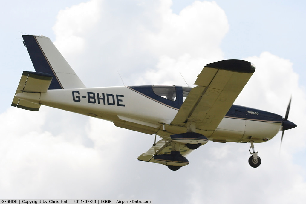 G-BHDE, 1980 Socata TB-10 Tobago C/N 58, Alpha Alpha Ltd