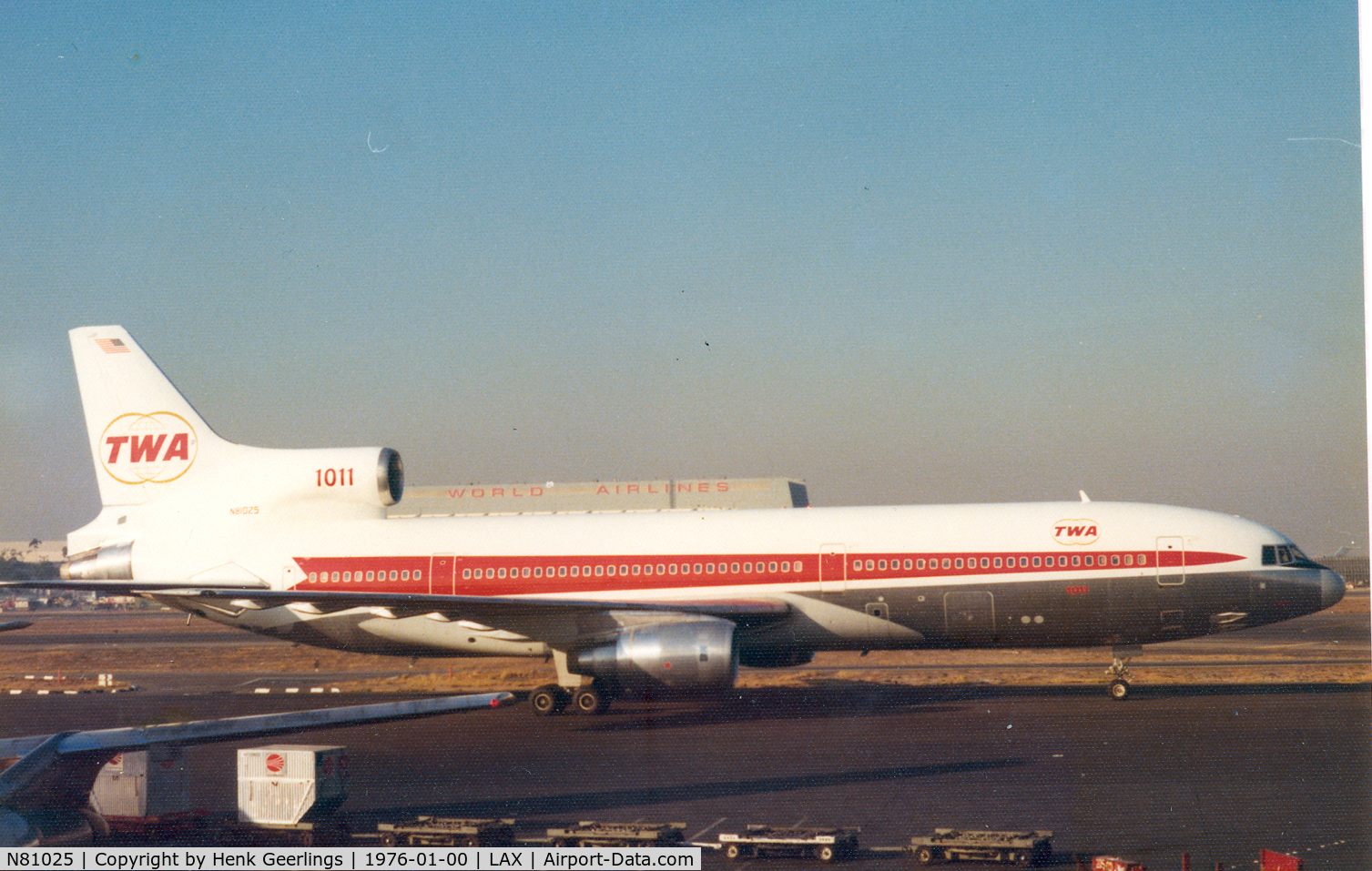 N81025, Lockheed L-1011-385-1-15 TriStar 100 C/N 193B-1098, TWA - Trans World