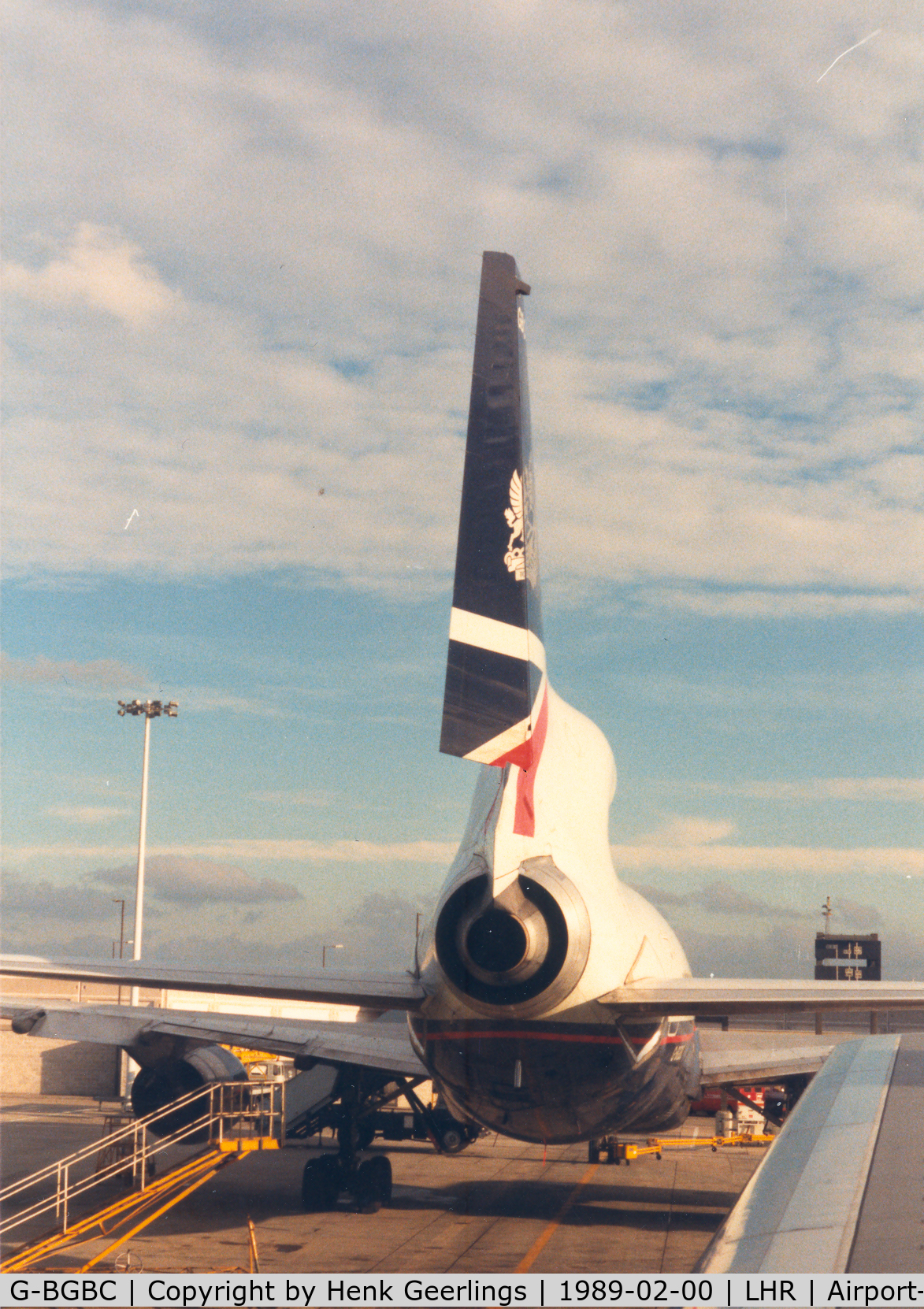 G-BGBC, 1980 Lockheed L-1011-385-1-15 TriStar 100 C/N 193N-1182, British Airways