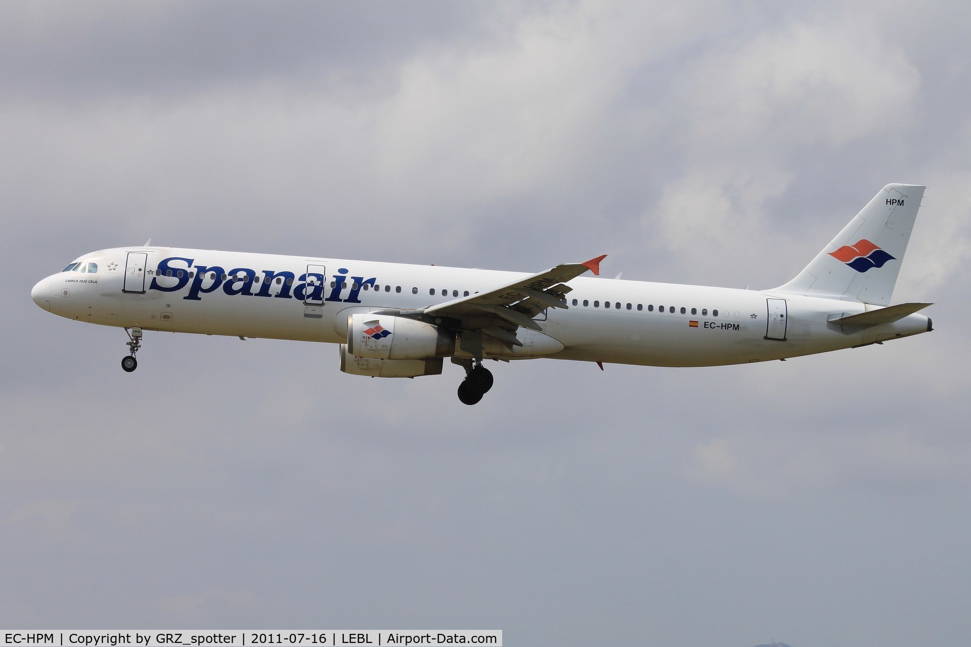 EC-HPM, 2000 Airbus A321-231 C/N 1276, .....