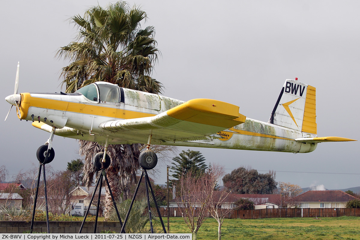 ZK-BWV, NZ Aerospace FU24-950 C/N 72, At Gisborne Airport