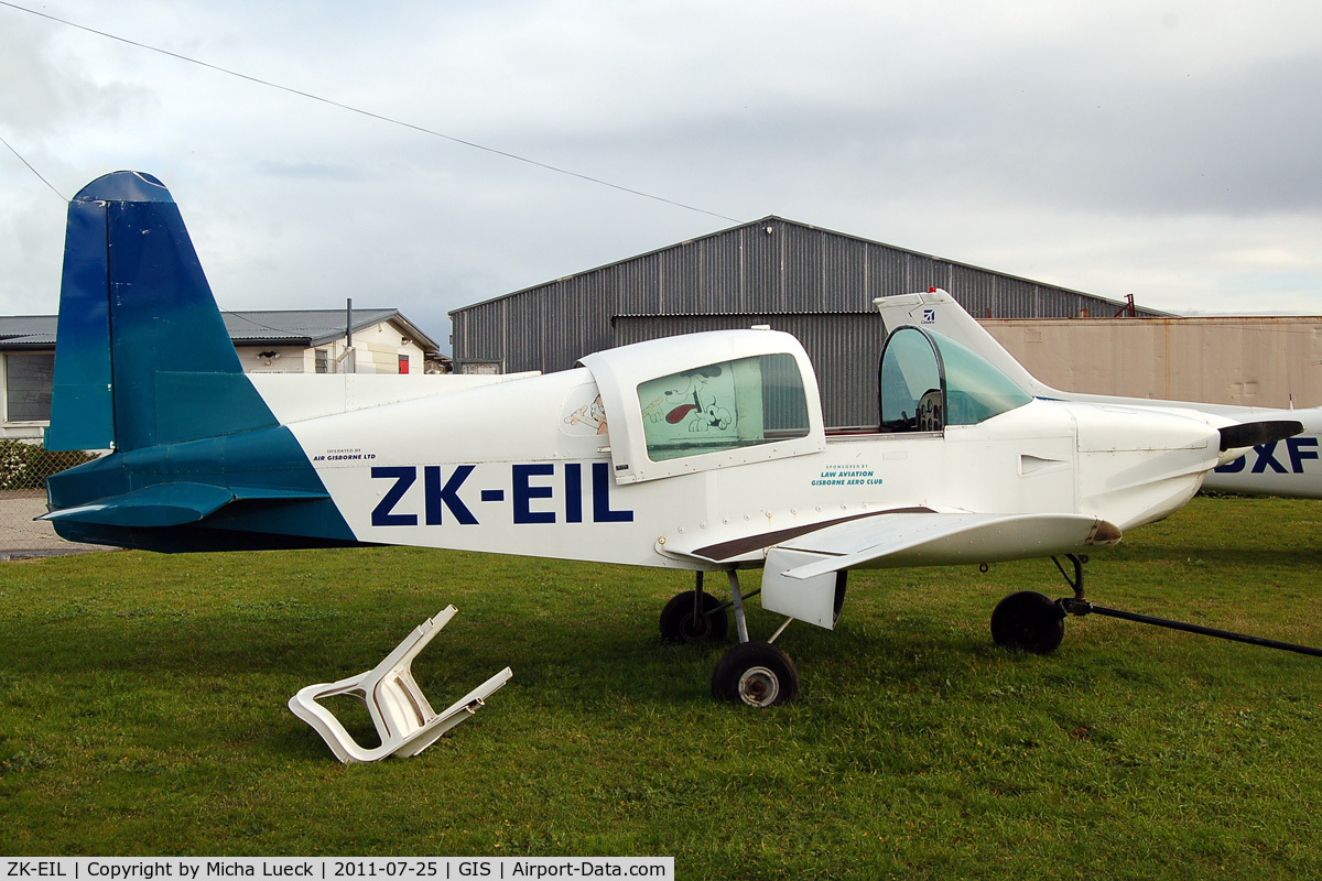 ZK-EIL, Grumman American AA-5 Traveler C/N AA5-0749, At Gisborne
