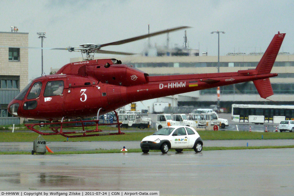 D-HHWW, Aerospatiale AS-355F-2 Ecureuil 2 C/N 5429, visitor