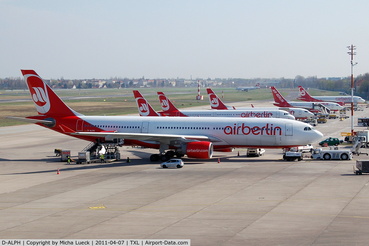 D-ALPH, 2006 Airbus A330-223 C/N 739, At Tegel