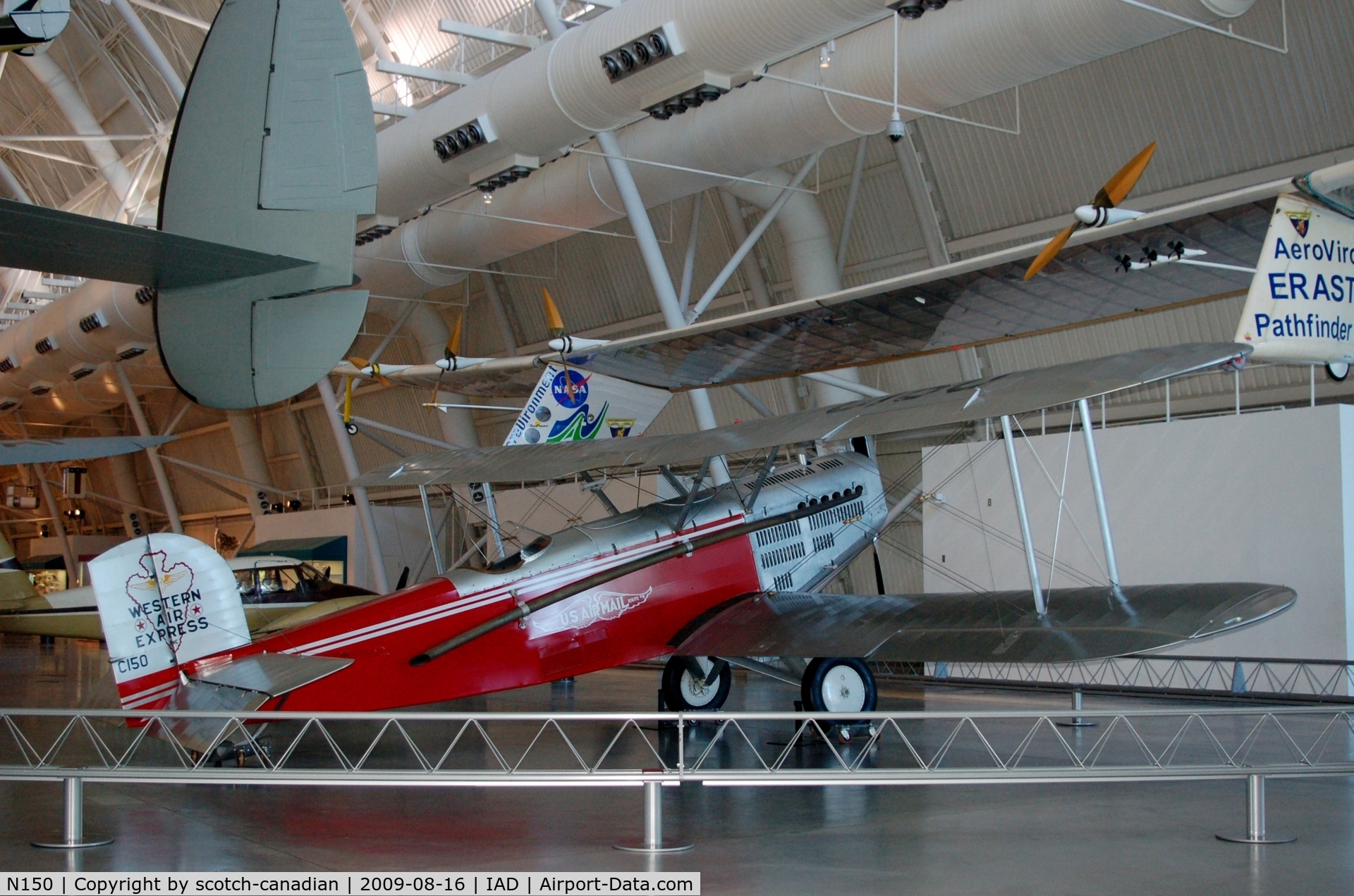 N150, 1926 Douglas M-2 C/N M-338, 1926 Douglas M-2 at the Steven F. Udvar-Hazy Center, Smithsonian National Air and Space Museum, Chantilly, VA