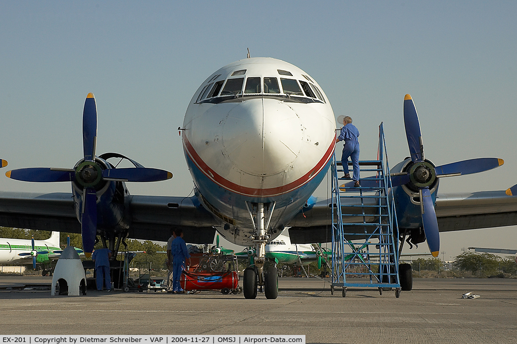 EX-201, 1968 Ilyushin Il-18D C/N 188011201, Phoenix Il18