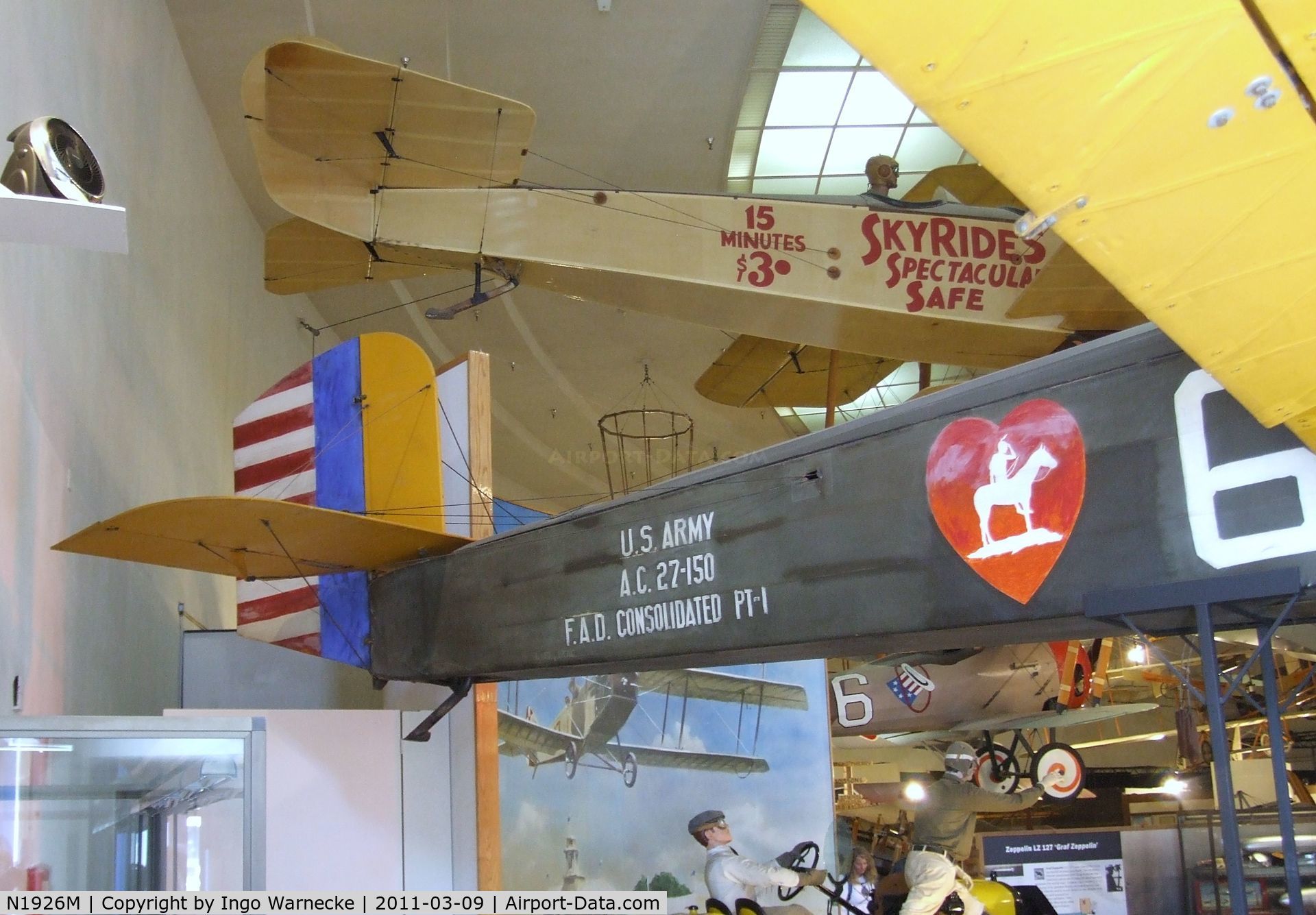 N1926M, Consolidated PT-1 C/N AC27150, Consolidated PT-1 at the San Diego Air & Space Museum, San Diego CA