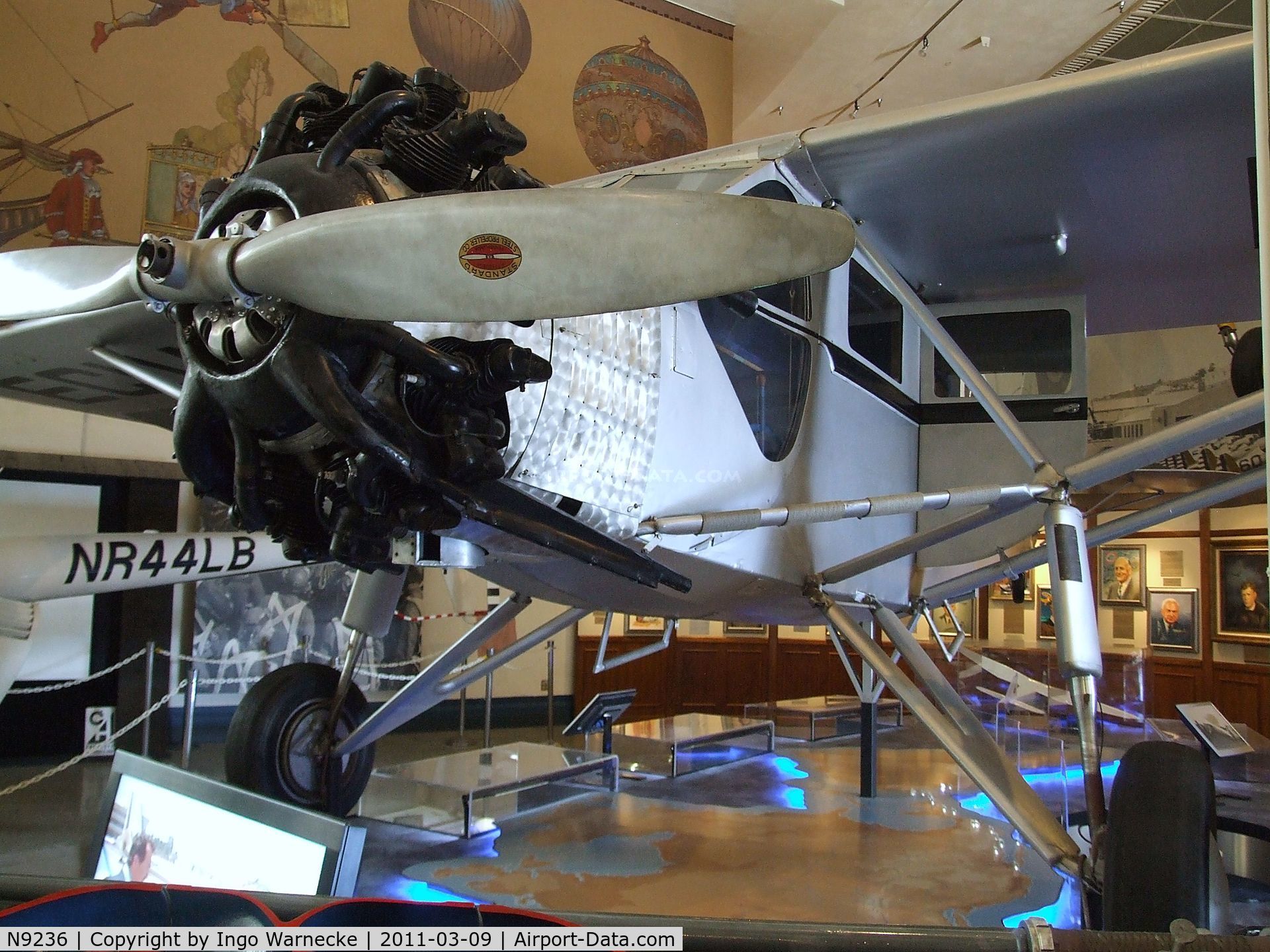 N9236, 1929 Ryan Aircraft B-5 C/N 194, Ryan B-5 Brougham (displayed representing NC731M) at the San Diego Air & Space Museum, San Diego CA
