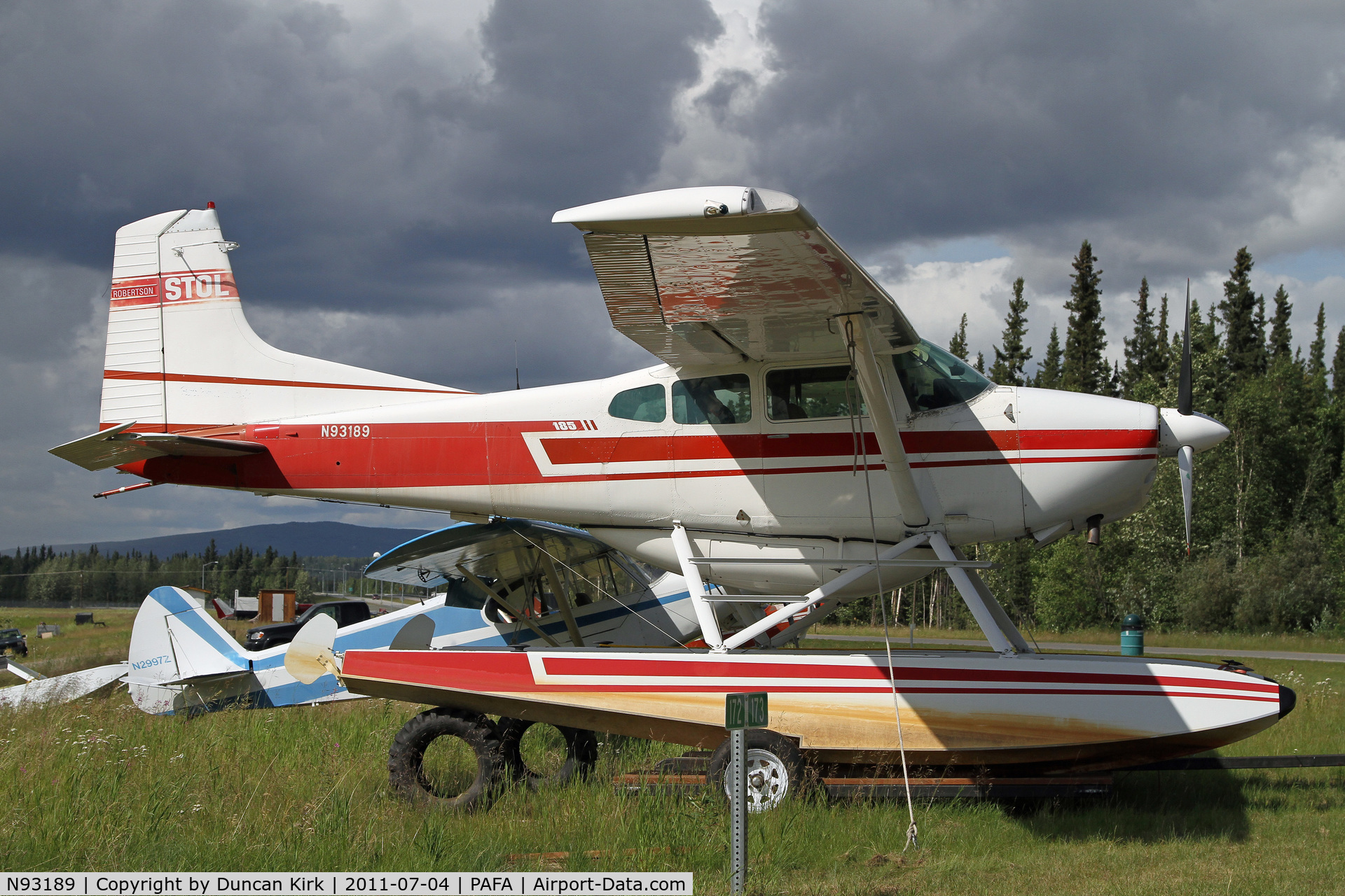 N93189, 1976 Cessna A185F Skywagon 185 C/N 18503194, A Robertson STOL 105