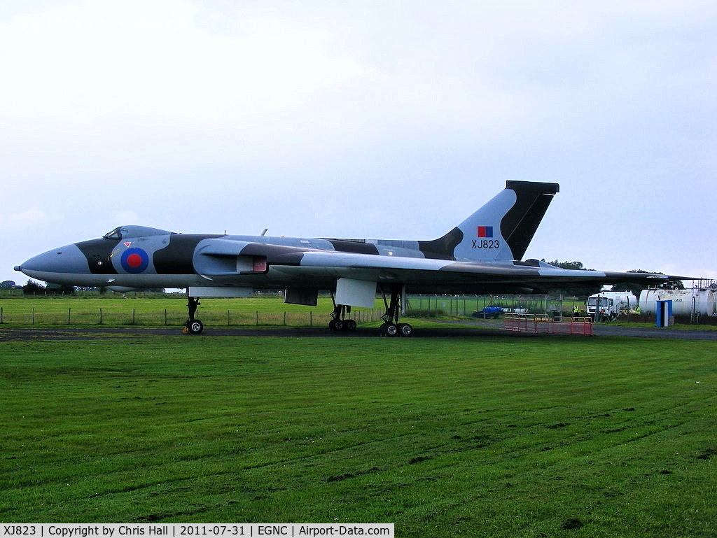 XJ823, 1961 Avro Vulcan B.2A C/N Set 23, Displayed at the Solway Aviation Museum