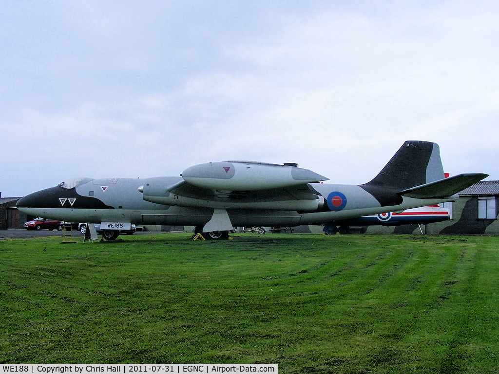 WE188, English Electric Canberra T.4 C/N EEP71164, Displayed at the Solway Aviation Museum