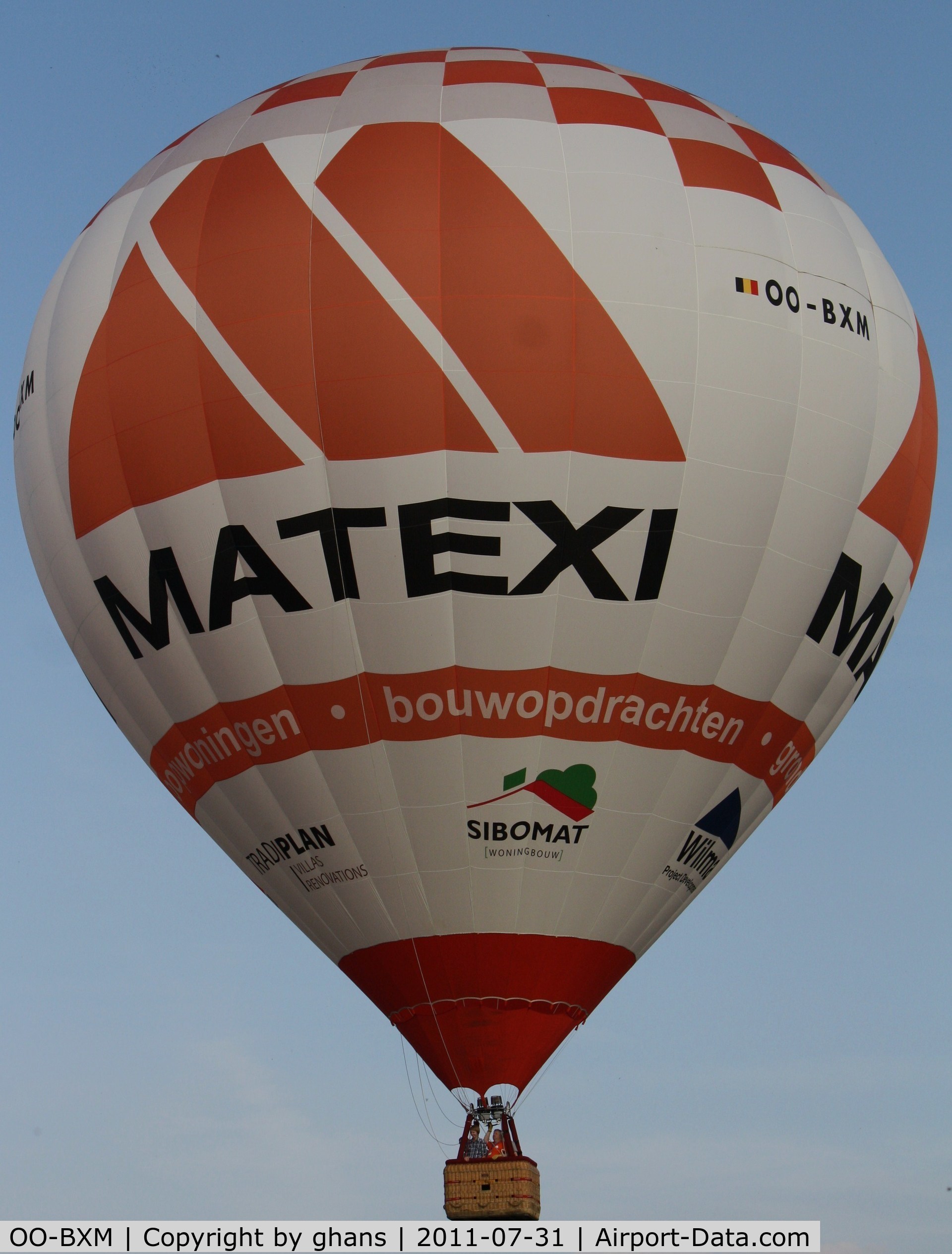OO-BXM, 2007 Schroeder Fire Balloons G.34/24 C/N 1238, Matexi