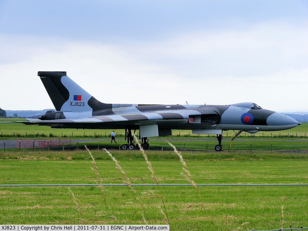 XJ823, 1961 Avro Vulcan B.2A C/N Set 23, Displayed at the Solway Aviation Museum