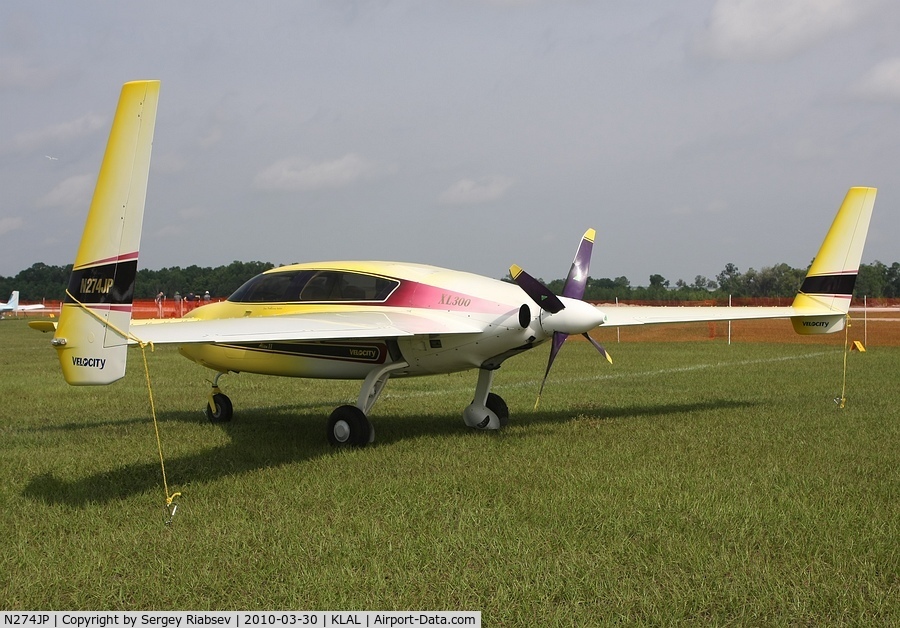 N274JP, 2000 Velocity Velocity XL C/N 3RX053, Sun-n-Fun