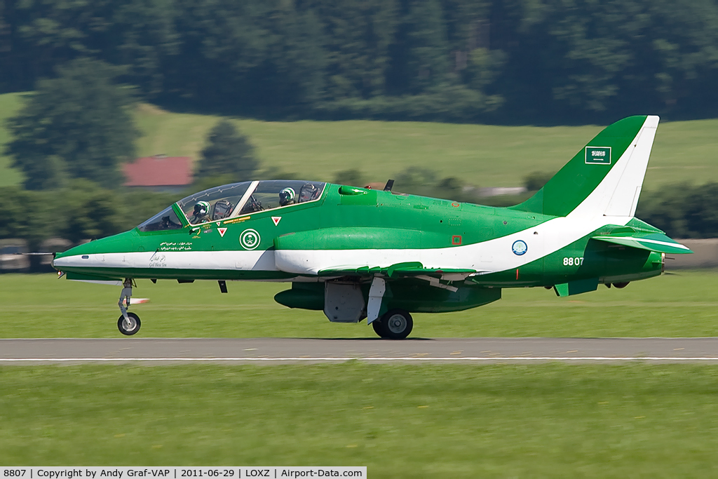 8807, British Aerospace Hawk 65A C/N SA026/330, Saudi Hawks BAE Hawk
