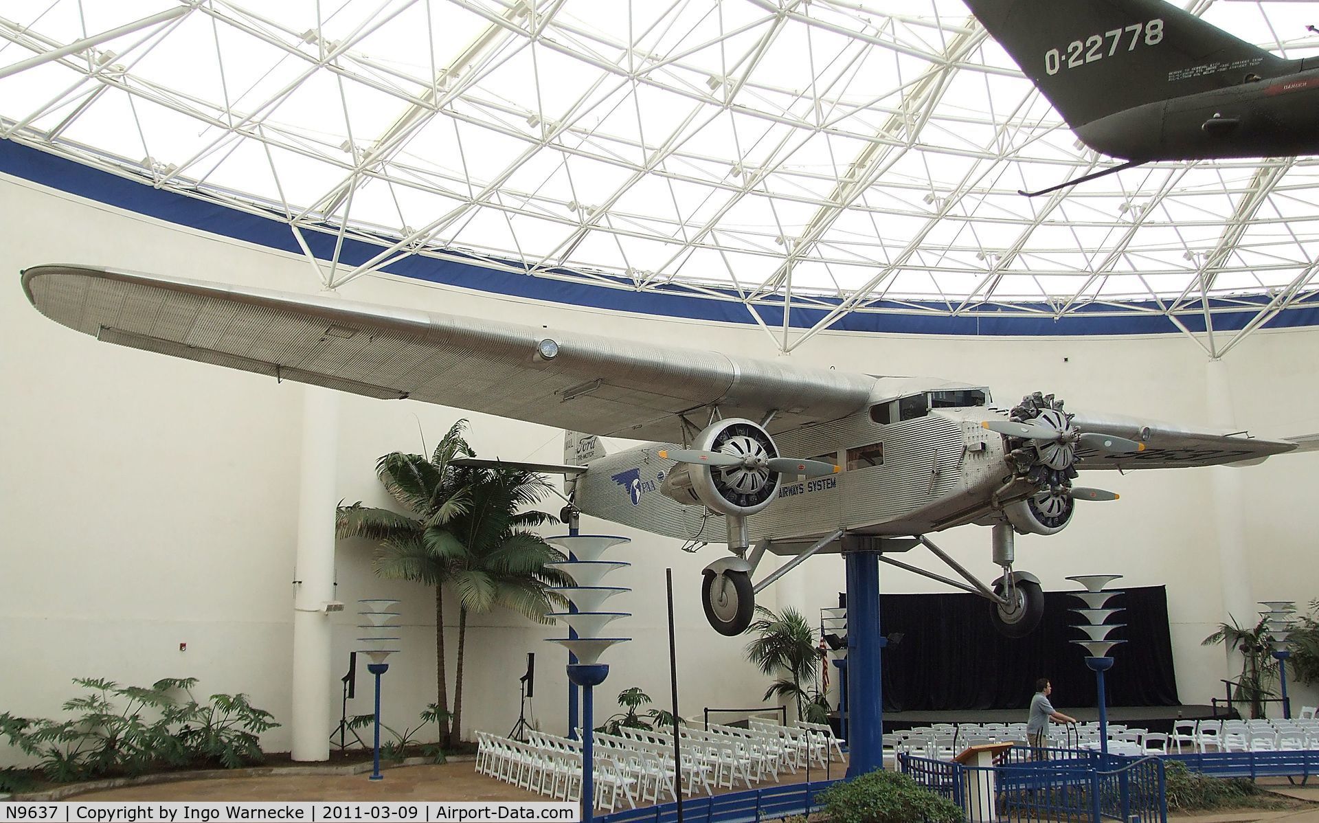 N9637, 1928 Ford 5-AT-B Tri-Motor C/N 11, Ford 5-AT-B Tri-Motor at the San Diego Air & Space Museum, San Diego CA