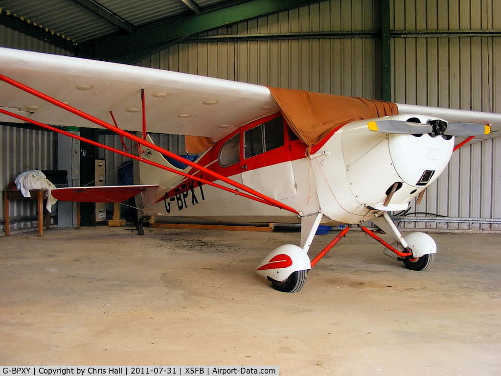 G-BPXY, 1947 Aeronca 11AC Chief C/N 11AC-S-50, at Fishburn Airfield