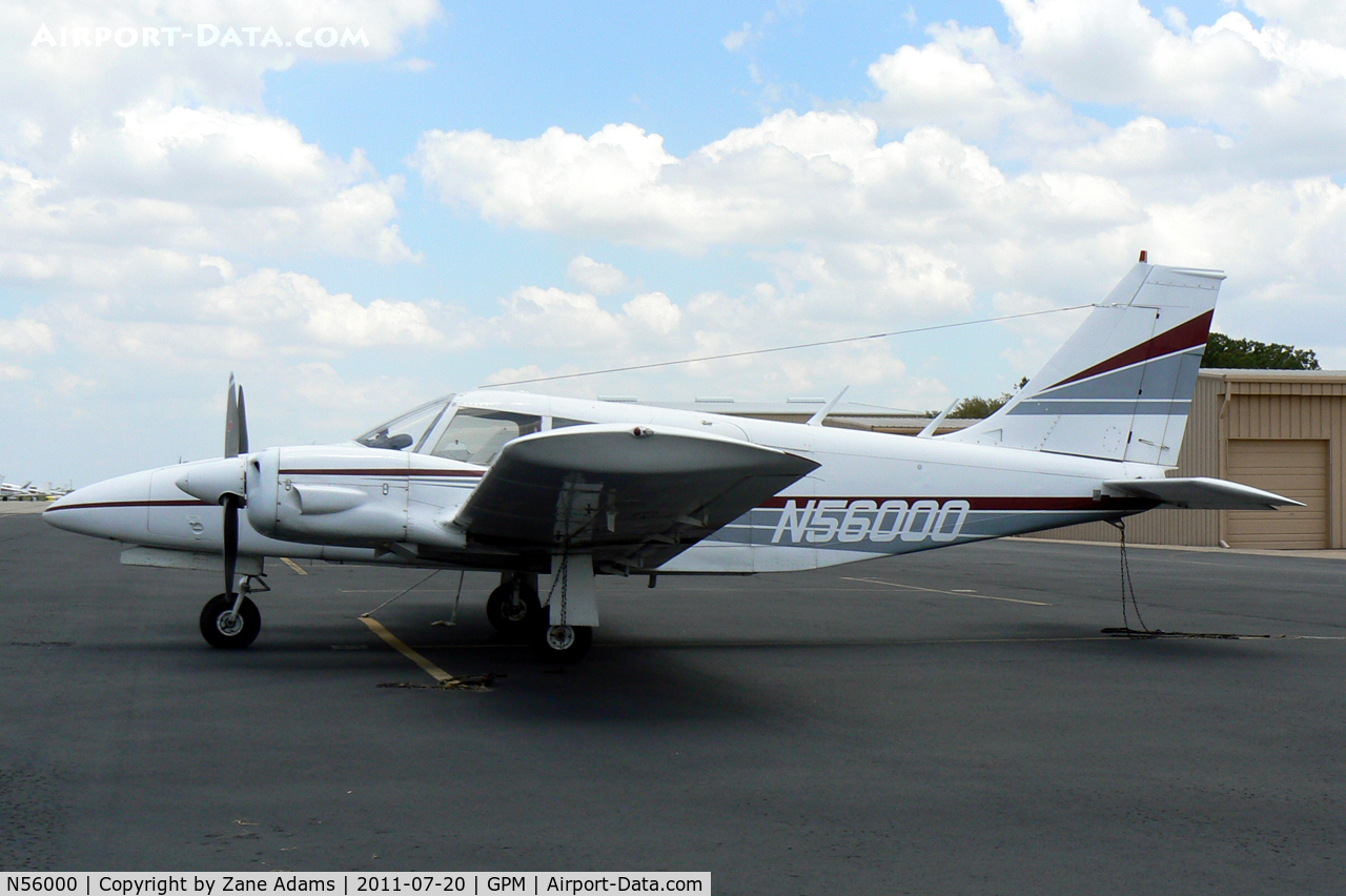 N56000, 1973 Piper PA-34-200 C/N 34-7350270, At Grand Prairie Municipal