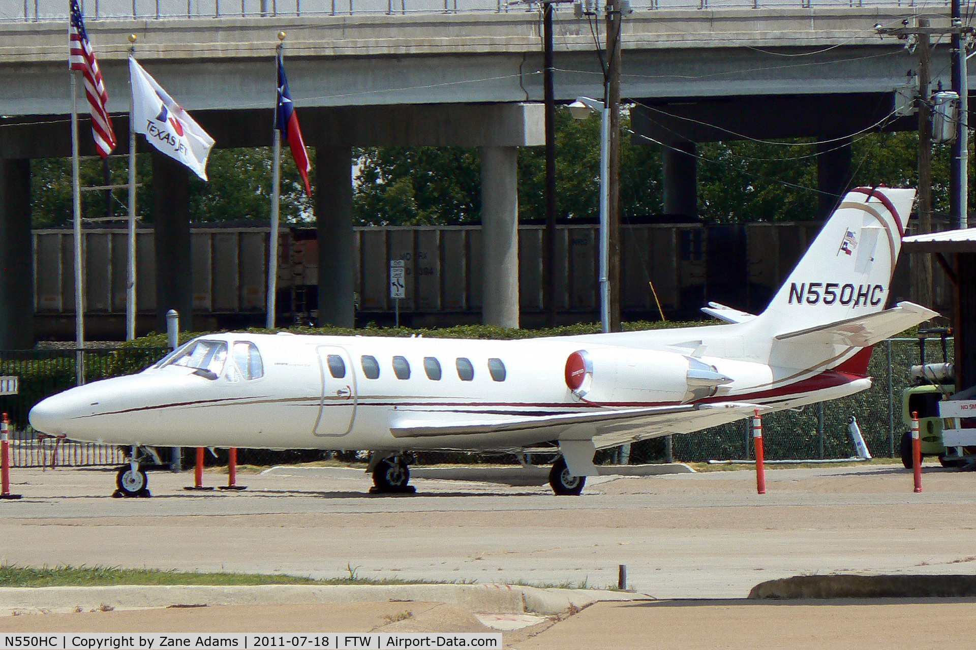 N550HC, 1986 Cessna S550 Citation IIS C/N S550-0116, At Meacham Field - Fort Worth, TX