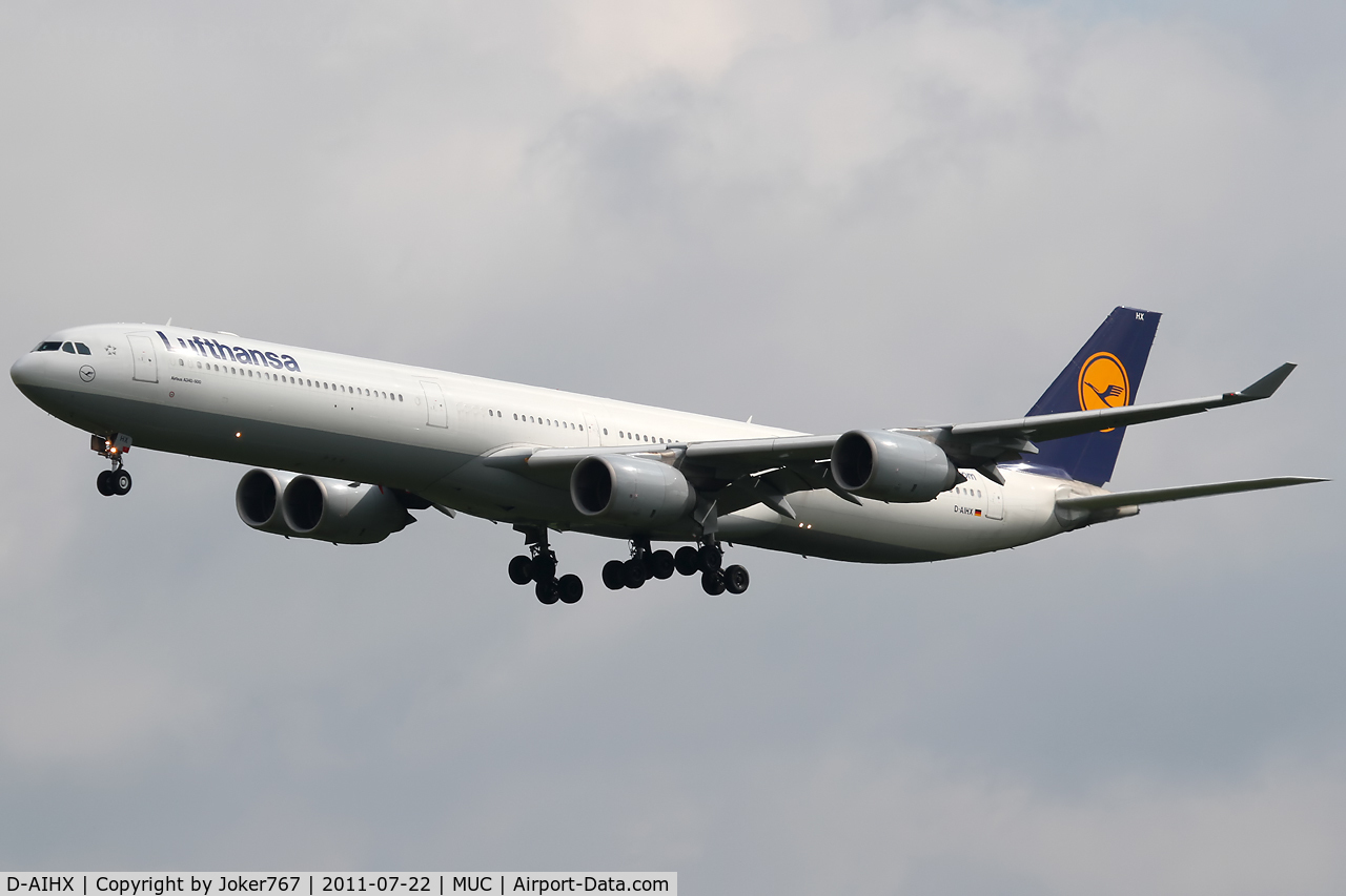 D-AIHX, 2009 Airbus A340-642 C/N 981, Lufthansa