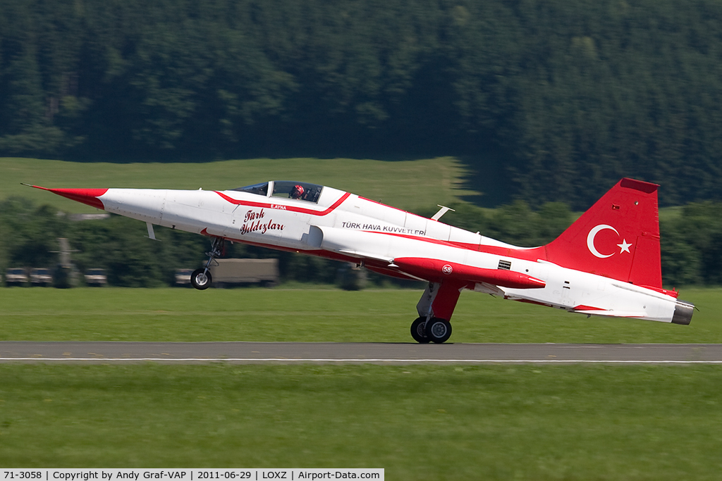 71-3058, 1971 Canadair NF-5A Freedom Fighter C/N 3058, Turkish Air Force F-5