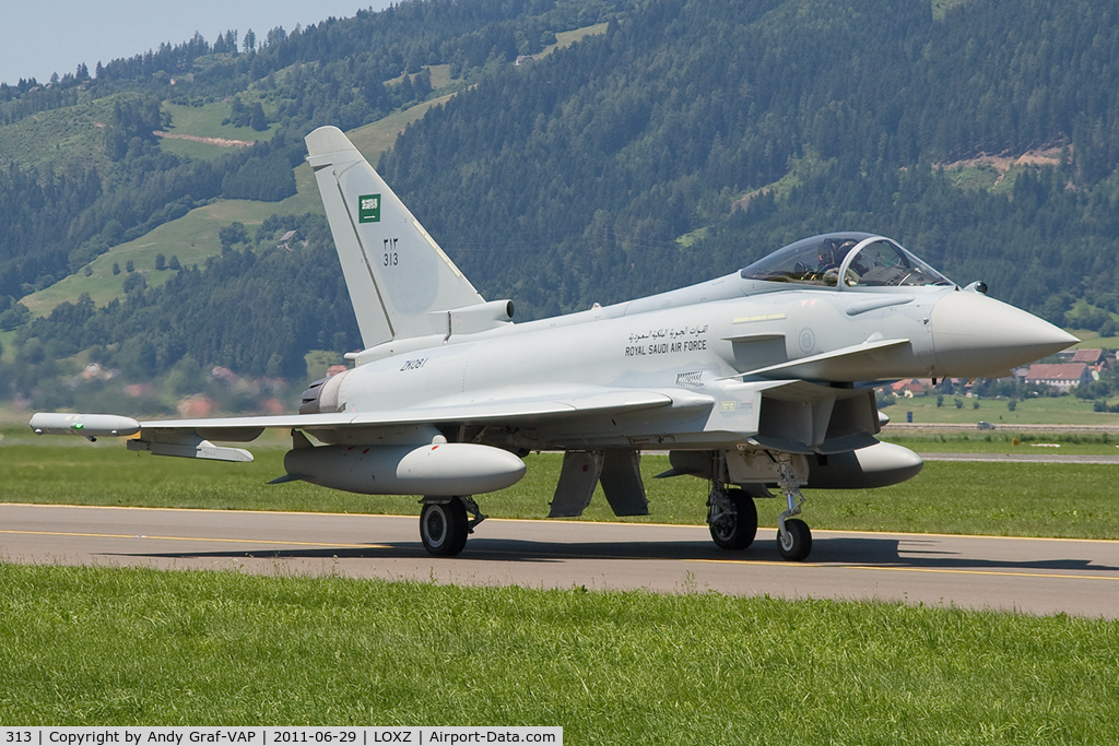 313, 2011 Eurofighter EF-2000 Typhoon F2 C/N CS015, Saudi Arabia Air Force EF2000