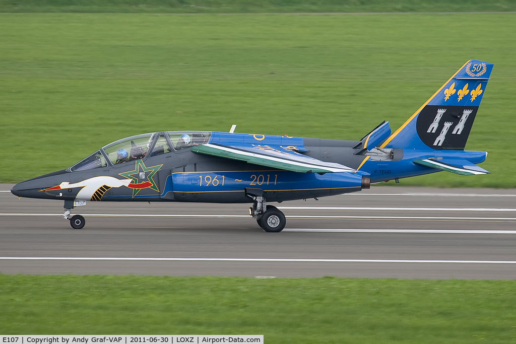 E107, Dassault-Dornier Alpha Jet E C/N E107, French Air Force Alpha Jet