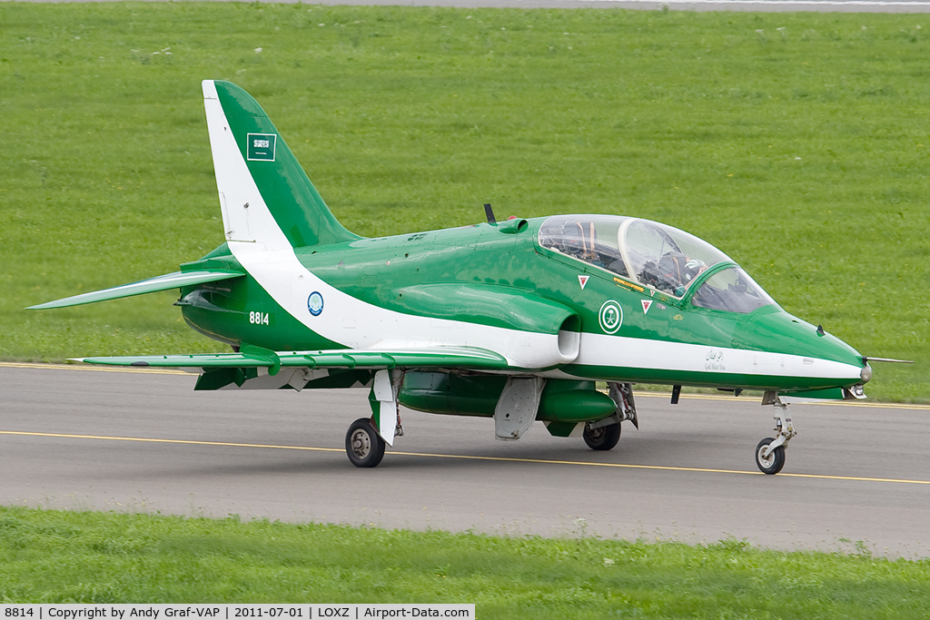 8814, British Aerospace Hawk 65A C/N SA024/328, Saudi Hawks BAE Hawk