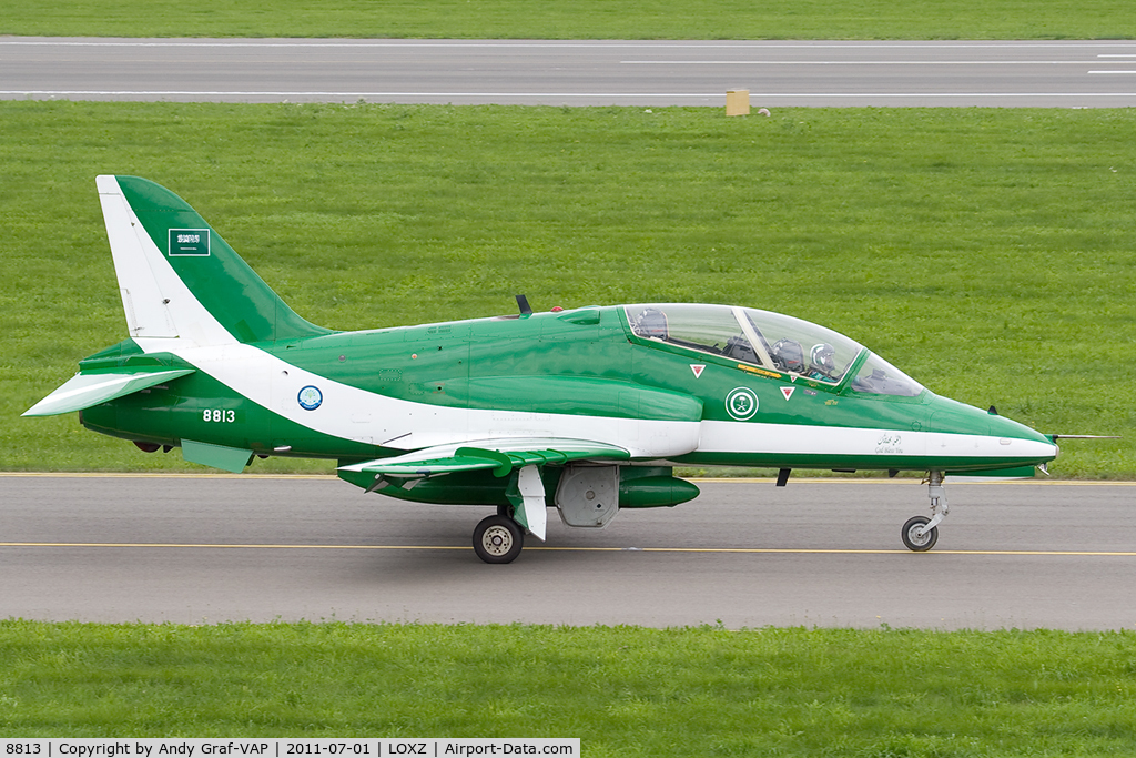 8813, British Aerospace Hawk 65A C/N SA023/327, Saudi Hawks BAE Hawk