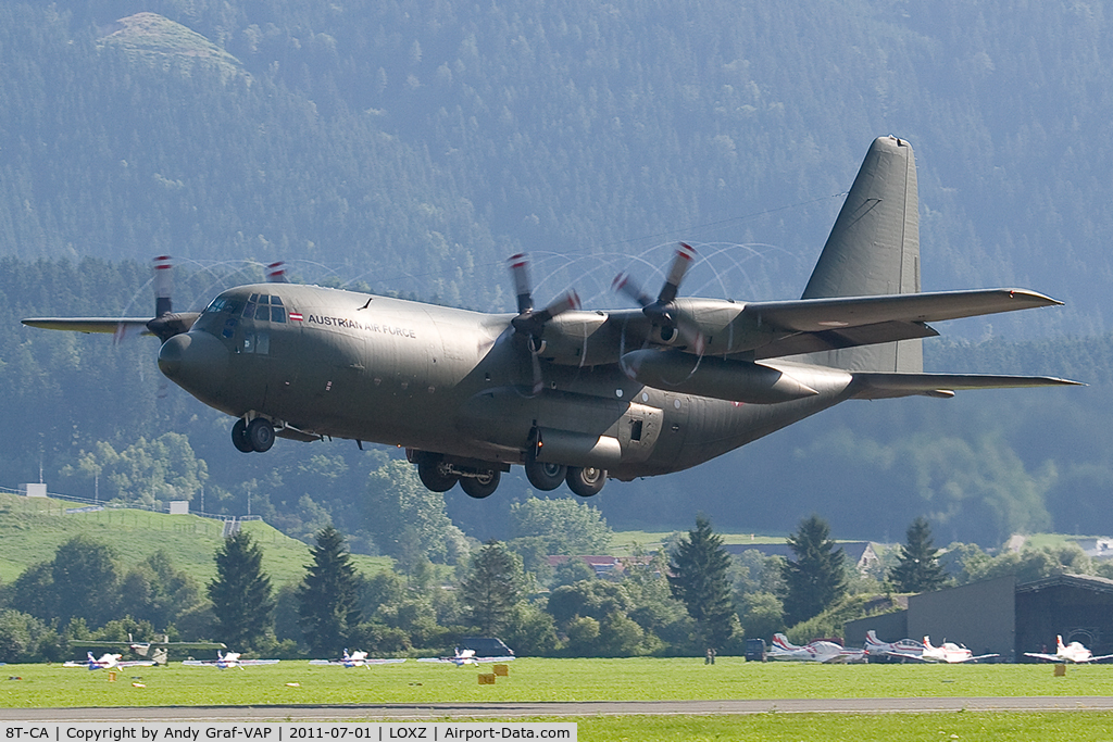 8T-CA, 1967 Lockheed C-130K Hercules C.1 C/N 382-4198, Austrian Air Force C-130