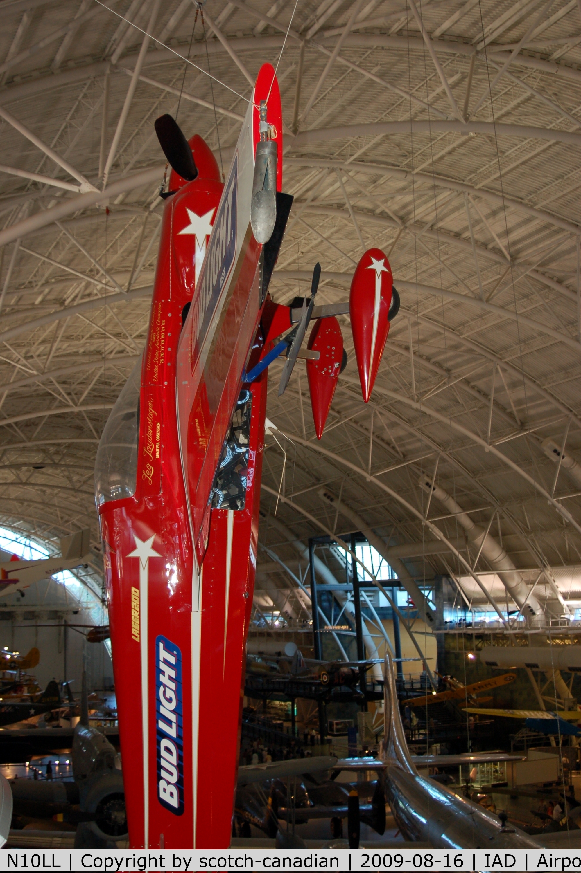 N10LL, 1971 Loudenslager STEPHENS ARKO C/N 3, Loudenslager Laser 200 Beautiful Obsession at the Steven F. Udvar-Hazy Center, Smithsonian National Air and Space Museum, Chantilly, VA