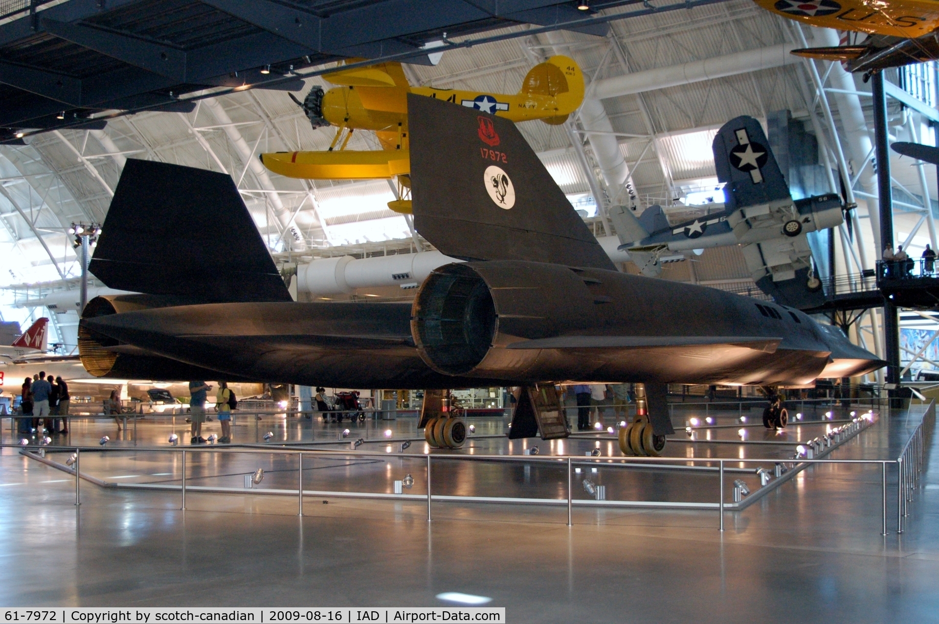 61-7972, 1961 Lockheed SR-71A Blackbird C/N 2023, 1961 Lockheed SR-71 Blackbird at the Steven F. Udvar-Hazy Center, Smithsonian National Air and Space Museum, Chantilly, VA