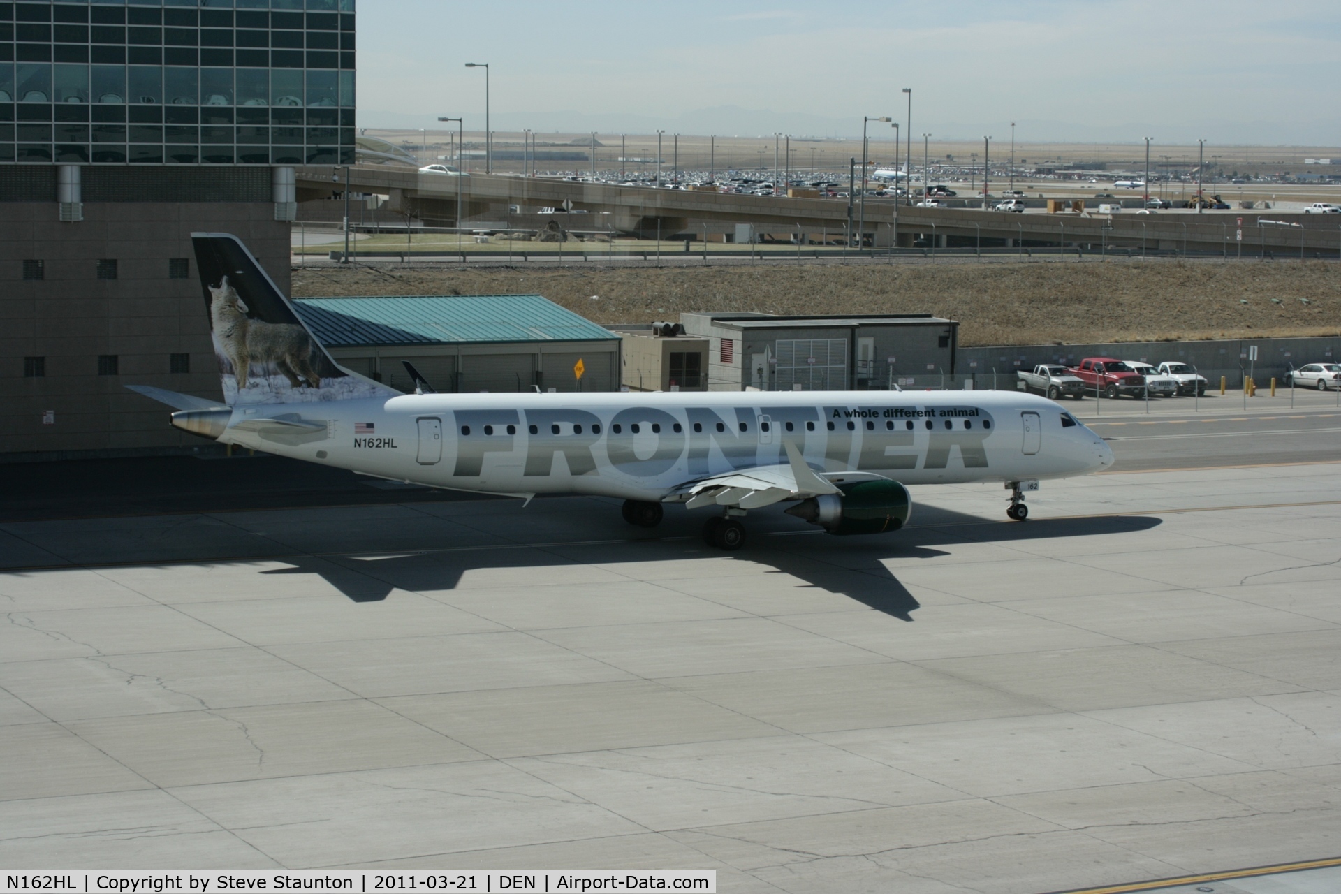 N162HL, 2008 Embraer 190AR (ERJ-190-100IGW) C/N 19000231, Taken at Denver International Airport, in March 2011 whilst on an Aeroprint Aviation tour