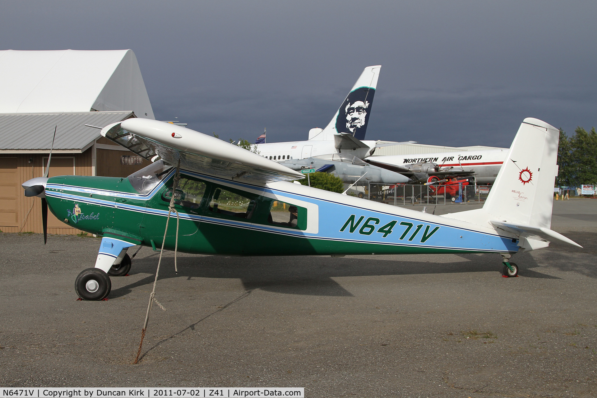 N6471V, 1970 Helio H-295-1400 Super Courier C/N 1422, Based at Monroe, WA down the road from me!