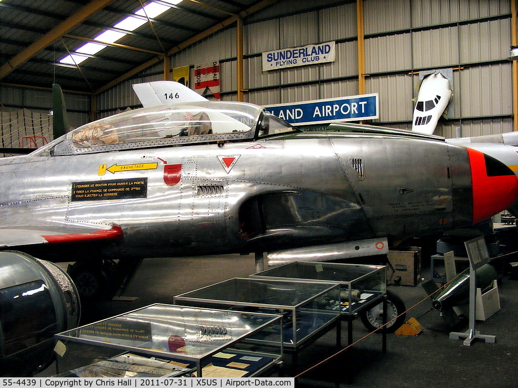 55-4439, 1956 Lockheed T-33A Shooting Star C/N 580-9883, Displayed at the North East Aircraft Museum, Unsworth