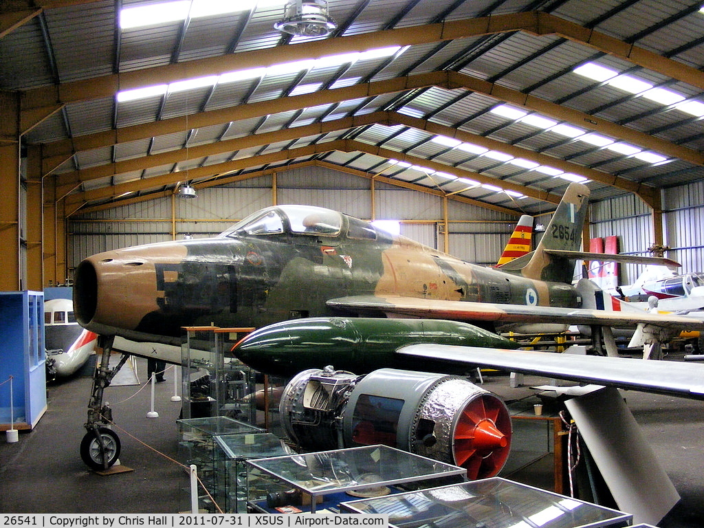 26541, Republic F-84F Thunderstreak C/N 52-6541, Displayed at the North East Aircraft Museum, Unsworth