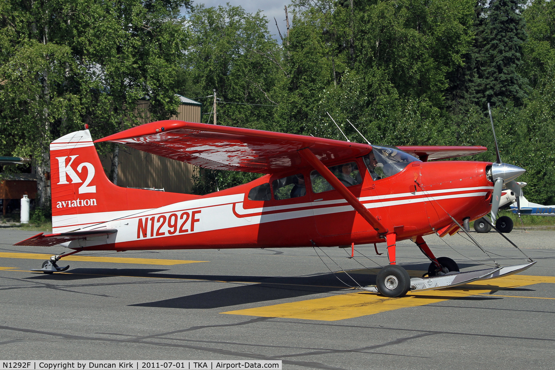 N1292F, 1975 Cessna A185F Skywagon 185 C/N 18502668, K2 has quite the business going on in Talkeetna with a variety of types