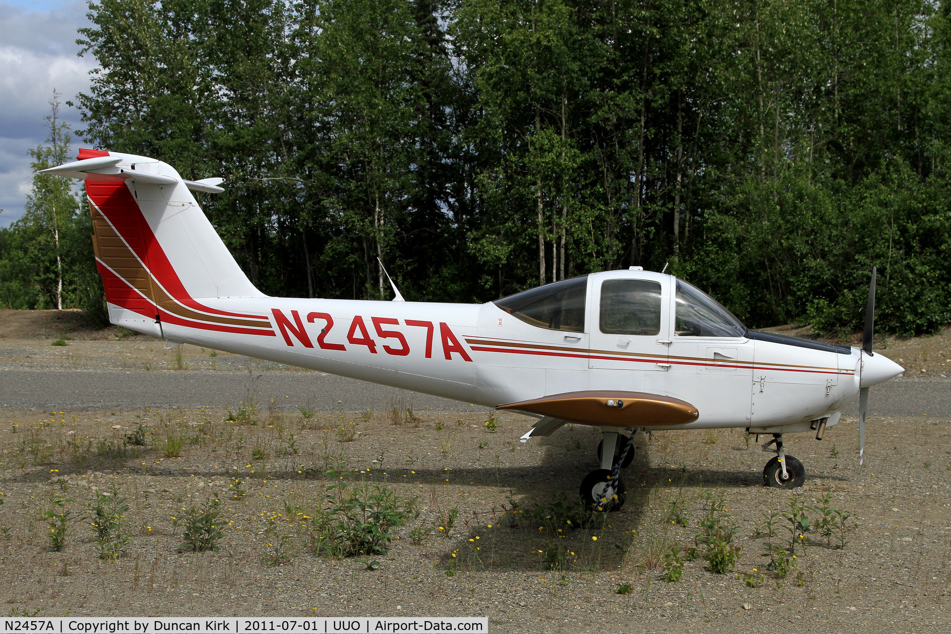 N2457A, 1978 Piper PA-38-112 Tomahawk Tomahawk C/N 38-78A0699, Another unusual sight in Alaska