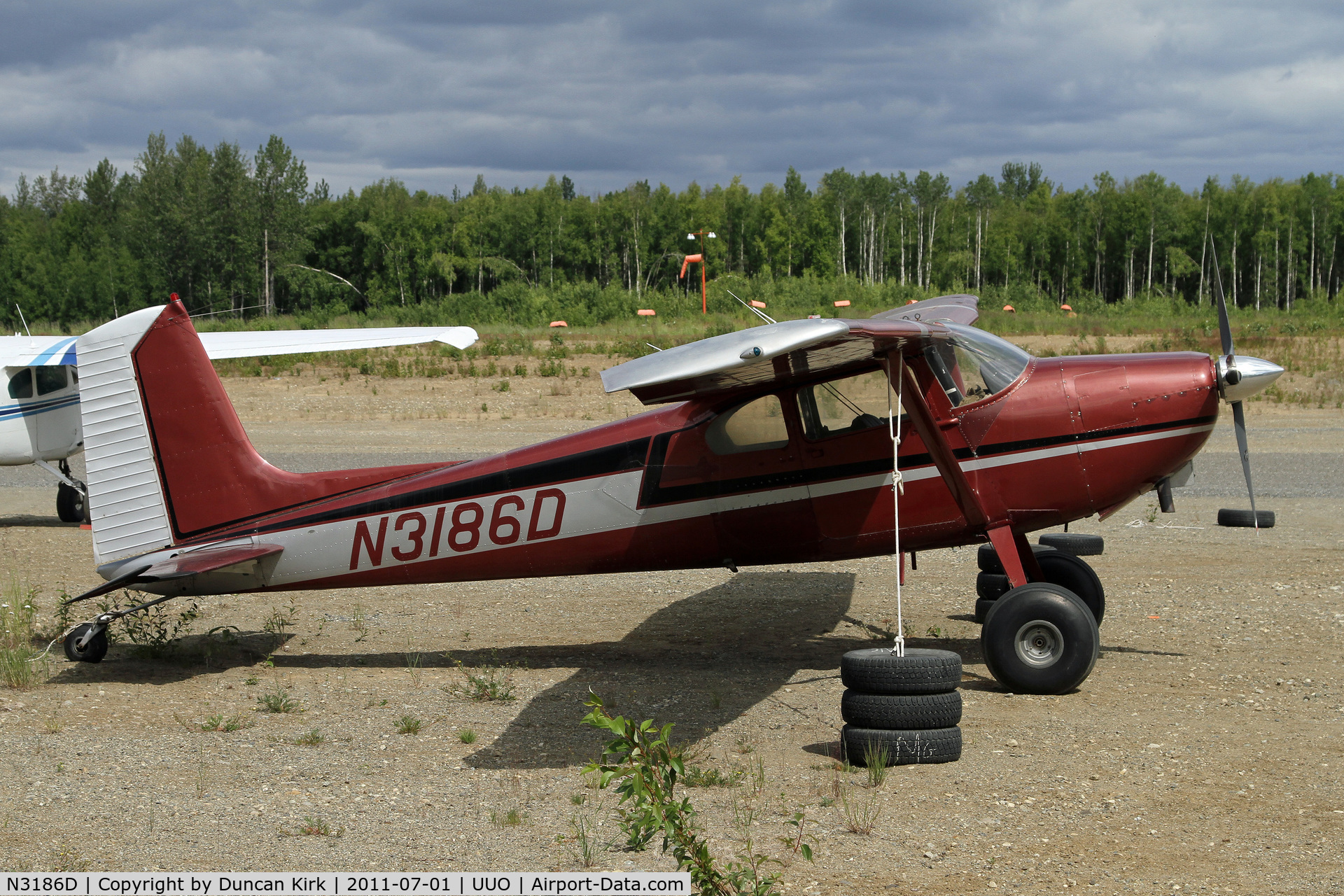 N3186D, 1955 Cessna 180 C/N 31984, All beautiful in the summer and then.................
