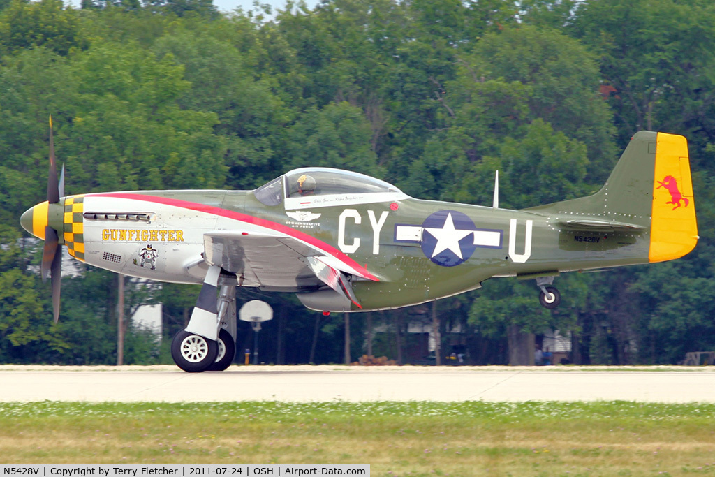 N5428V, 1944 North American P-51D Mustang C/N 122-39723, 1944 North American/aero Classics P-51D, c/n: 44-73264 at 2011 Oshkosh