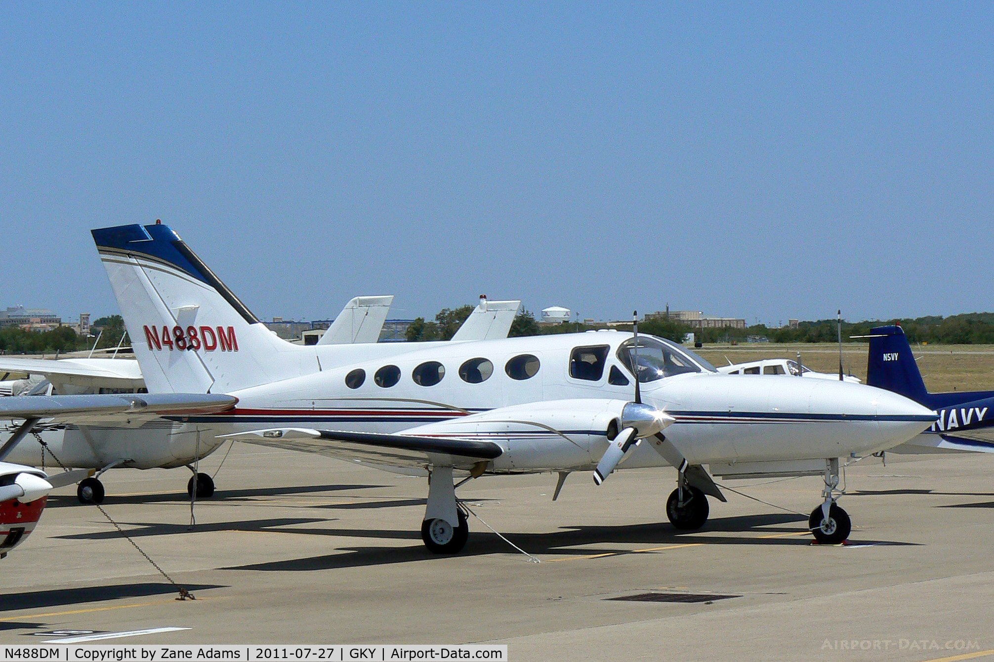 N488DM, Cessna 421C Golden Eagle C/N 421C0485, At Arlington Municipal Airport